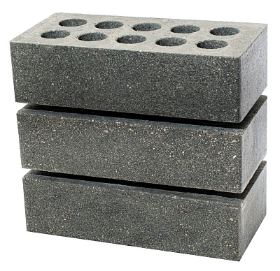 Картинка Кирпич - Гиперпрессованный кирпич Облицовочный одинарный магма : М-200 размером 120x250x65. Цвет , производство ЛИТОС 