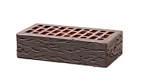 Кирпич - Облицовочный кирпич Облицовочный Одинарный : М-150 размером 120x250x65. Цвет коричневый, производство Воротынский кирпичный завод 