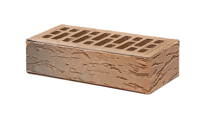 Картинка Кирпич - Облицовочный кирпич Облицовочный Одинарный : М-150 размером 120x250x65. Цвет коричневый, производство Воротынский кирпичный завод 